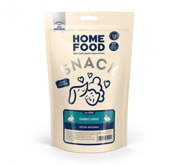 Легені кролика - ласощі для собак Home Food 80 г 4820290090507 фото