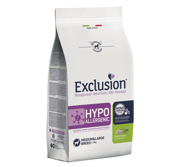 Exclusion Hypoallergenic Medium&Large Breed з протеїном комах для середніх та великих порід собак із харчовою алергією 12 кг Exvetdog50 фото
