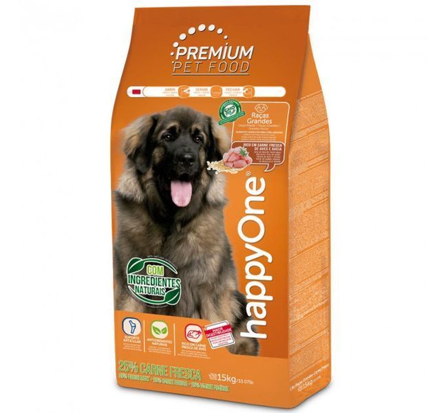 Сухий корм happyOne Premium Dog Large Breeds Fresh Meat для собак великих порід зі свіжим м'ясом 12кг 5600758049617 фото