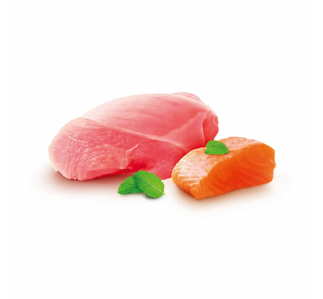 Корм для кішок Home Food з індичкою та лососем для здорової шкіри та блискучої шерсті 10кг 4820235020569 фото