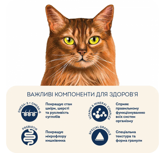 Корм для кішок Home Food з індичкою та лососем для здорової шкіри та блискучої шерсті 10кг 4820235020569 фото