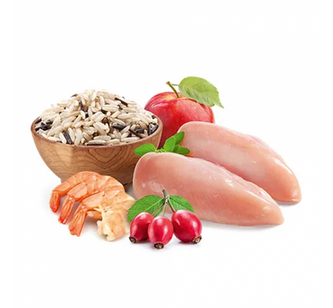 Корм для активних котів Home Food з курочкою та креветкою 1,6кг 4820235020071 фото