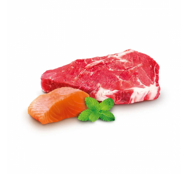 Корм для котів з чутливим травленням Home Food з ягням та лососем 1,6кг 4820235020224 фото
