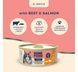 Консервований корм Home Food для дорослих кішок з яловичиною і лососем в желе 85г 4820290091948 фото 2