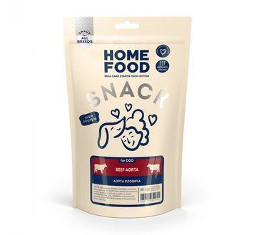 Аорта яловича - ласощі для собак Home Food 80 г 4820290090415 фото