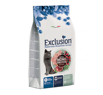 Exclusion Sterilized Chicken 7+ корм для стерилізованих кішок 7+ з куркою 1,5 кг 8011259003843 фото